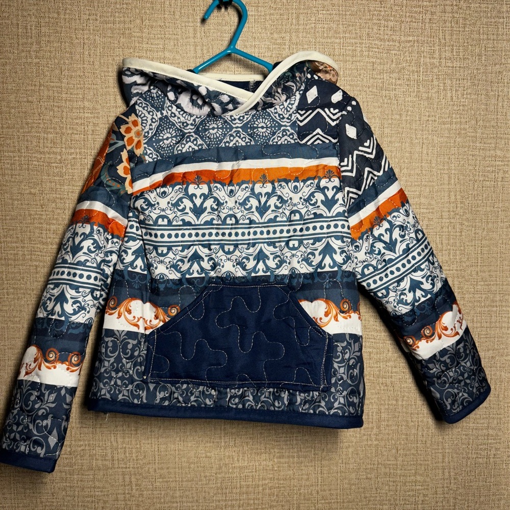 Handmade toddler quilt hoodie